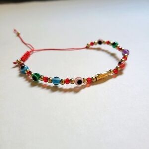 Adjustable Evil Eye Handmade Bracelet